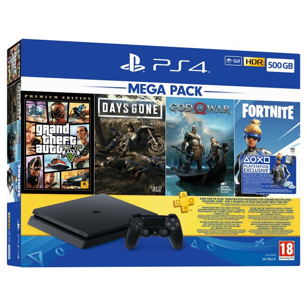 Sony PS4 500 GB Oyun Konsolu Mega 2020 Paketi