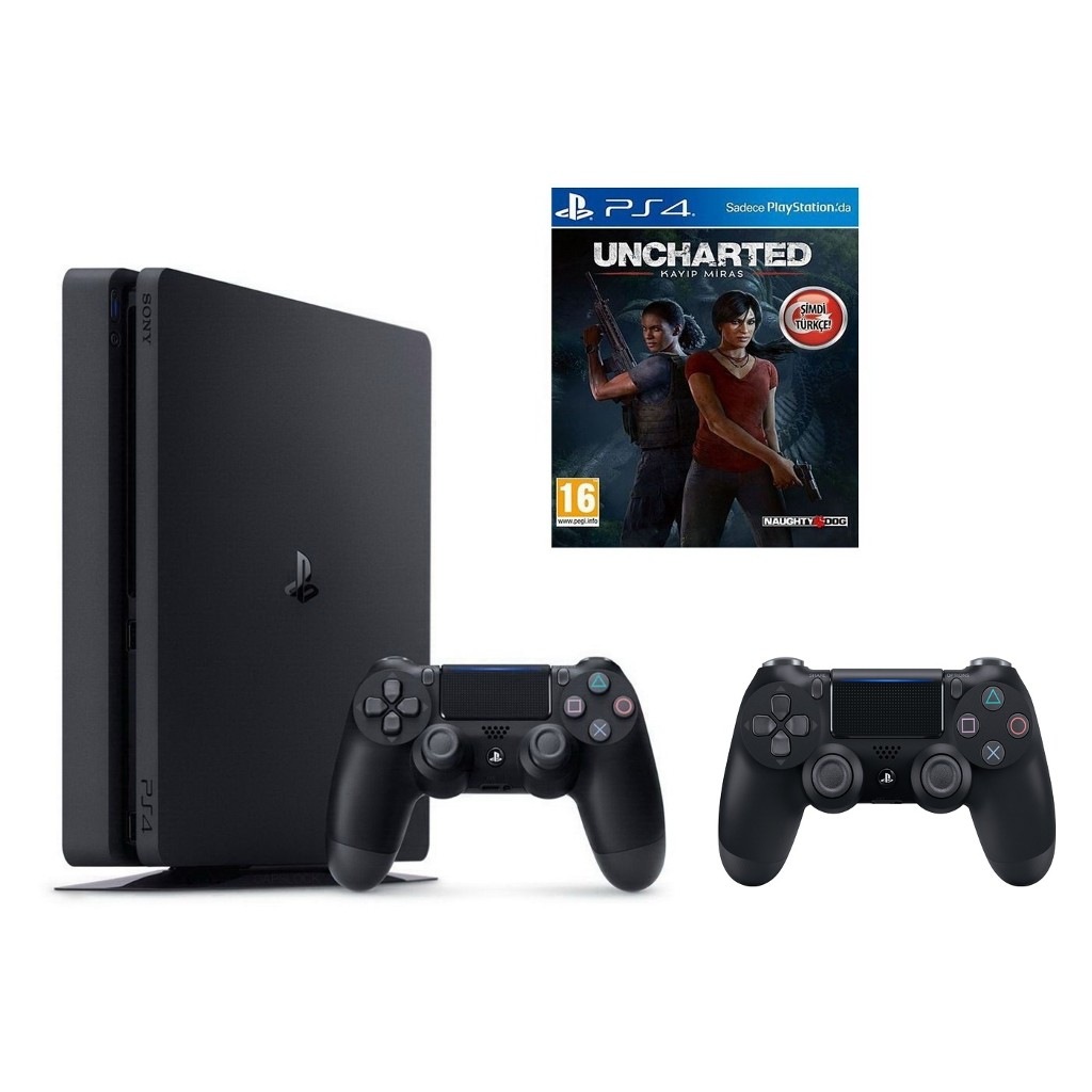 Sony Ps4 500gb Slim Oyun Konsolu 2 Kol Uncharted Kayip Teshir Uru Fiyatlari Ve Ozellikleri