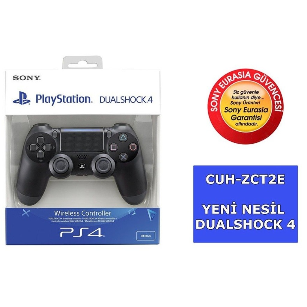Sony Ps4 Dualshock 4 Kablosuz Kumanda/Kol (Siyah) Black V2