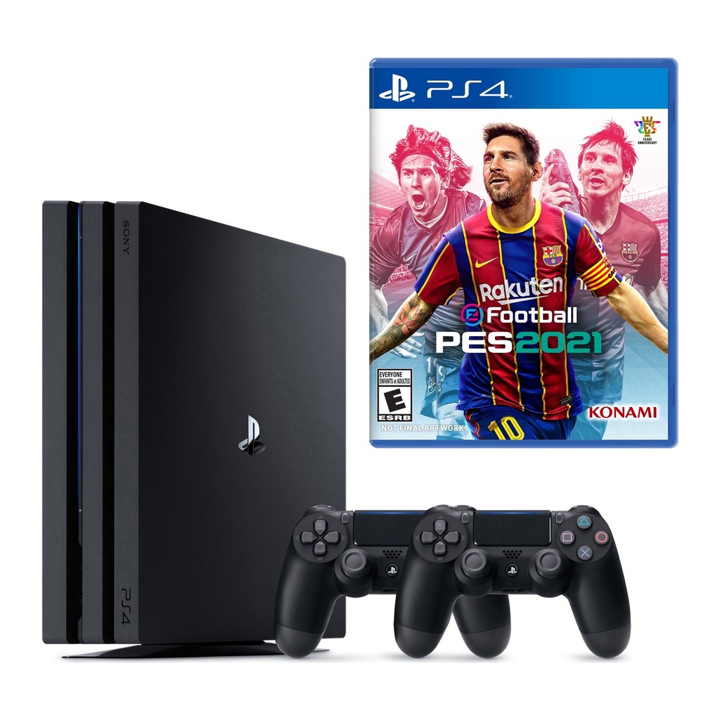 Sony PS4 Pro 1TB Oyun Konsolu + 2. PS4 Kol + PS4 Pes 2021