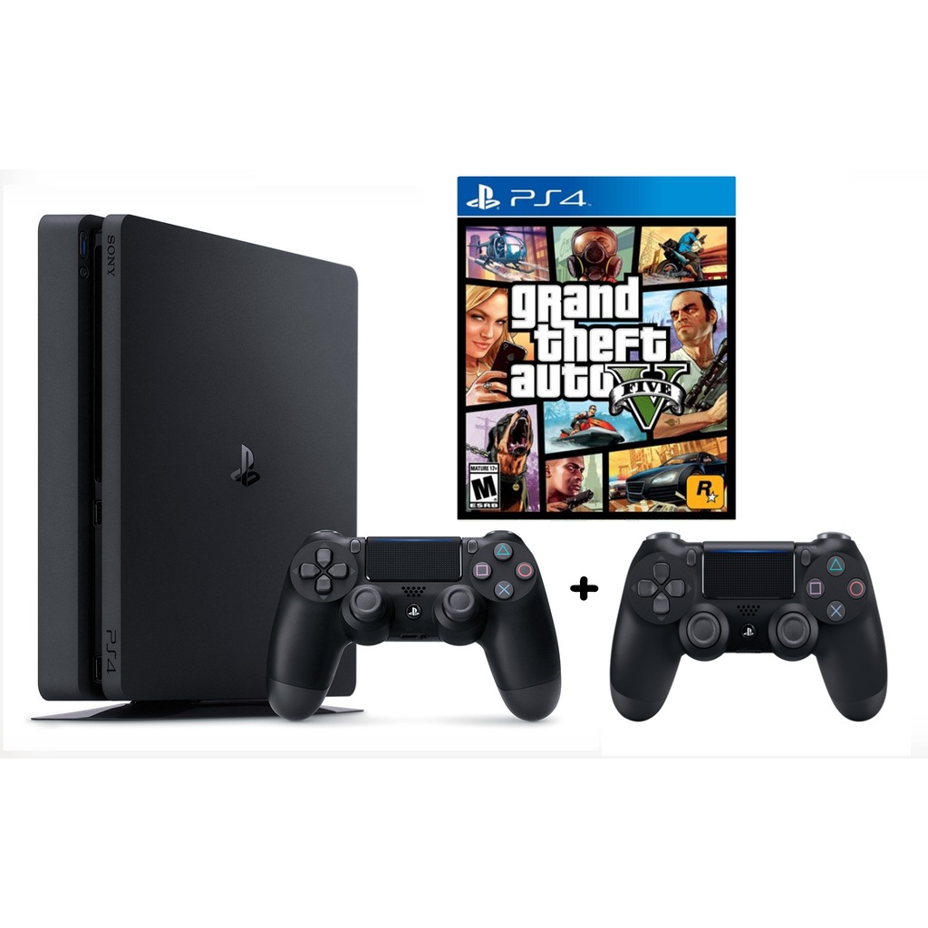 SONY PS4 SLIM 500 GB CUH-2216A YENİ SLIM KASA + GTA V + 2 KOL