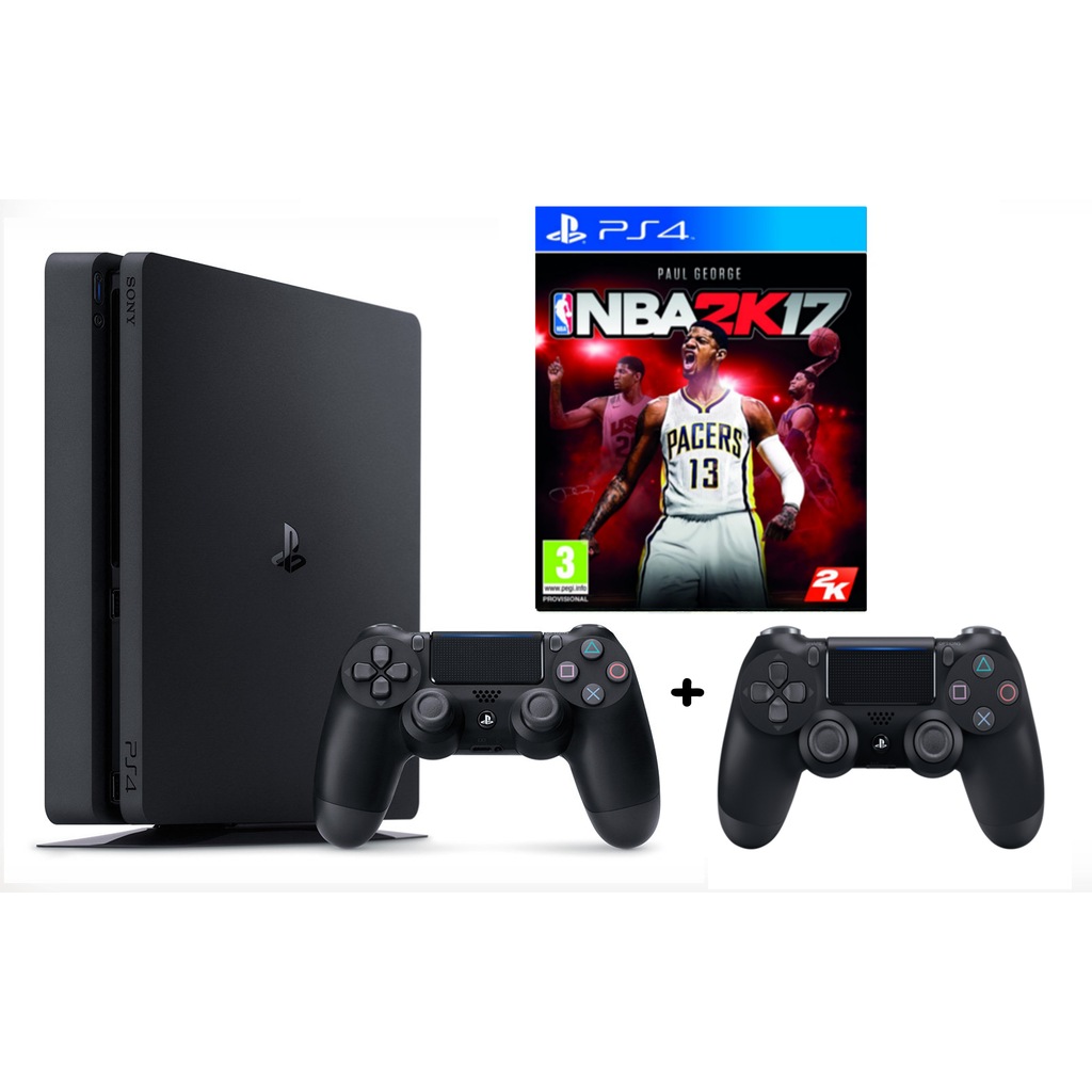 SONY PS4 SLIM 500 GB CUH-2218 A YENİ SLIM KASA + NBA 2K17 + 2 KOL