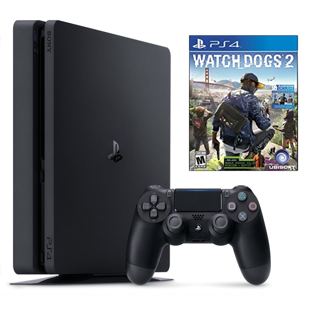 SONY PS4 SLIM 500 GB CUH-2218-AYENİ SLIM KASA + WATCHDOGS 2