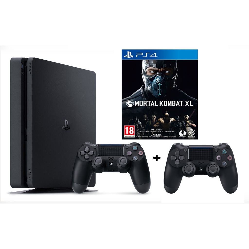 SONY PS4 SLIM 1 TB CUH-2116-B YENİ SLIM +MORTAL KOMBAT XL+ 2 KOL