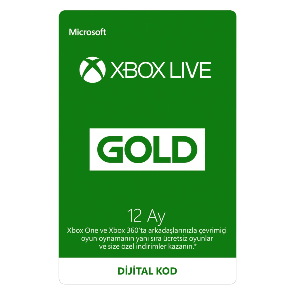 Xbox Live Gold Üyeliği 12 Ay