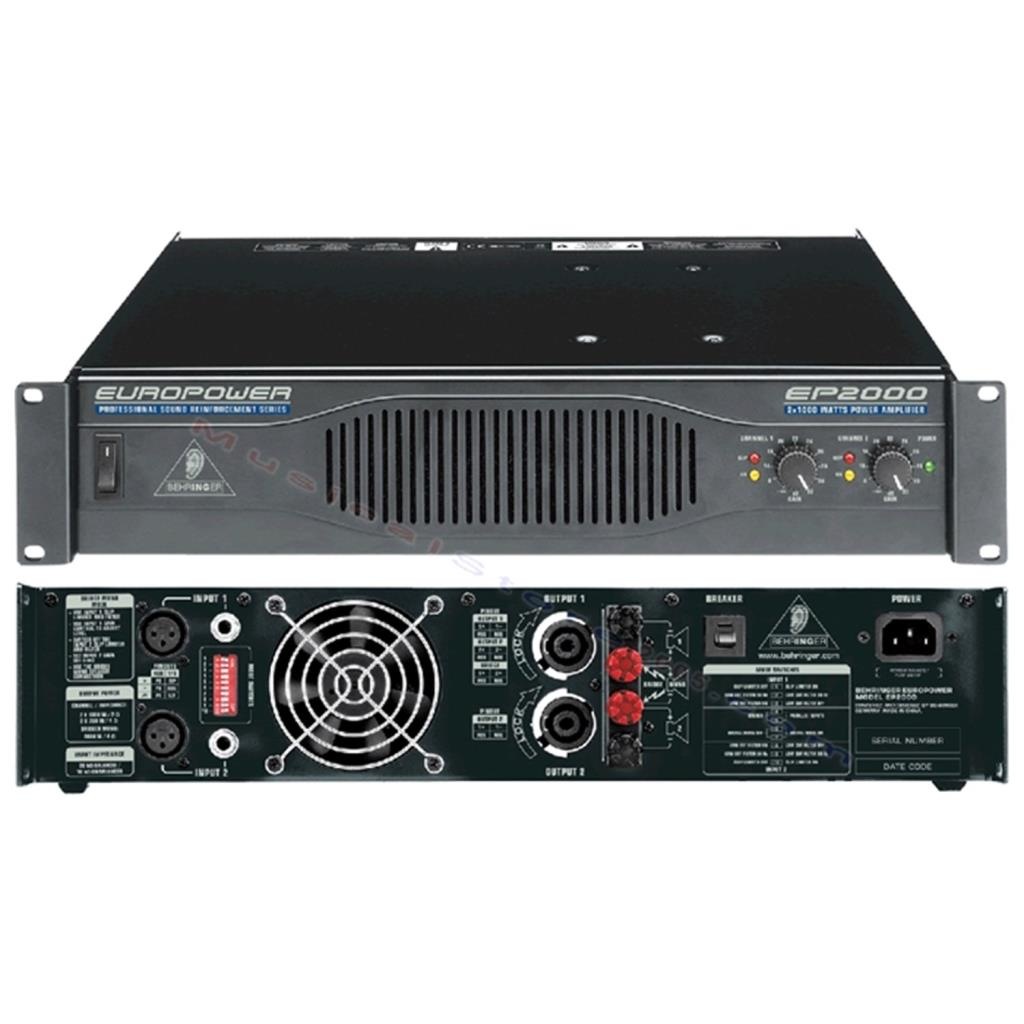 Behringer Ep2000 Power Anfi 2x1000 Watt