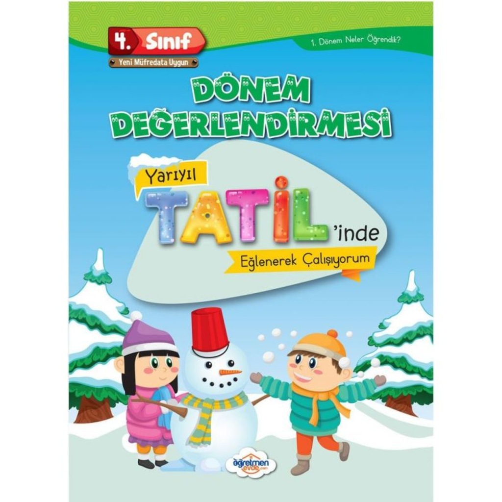 Öğretmen Evde 4. Sınıf Yarıyıl Tatil Kitabı Seti (2019) (Hediyeli