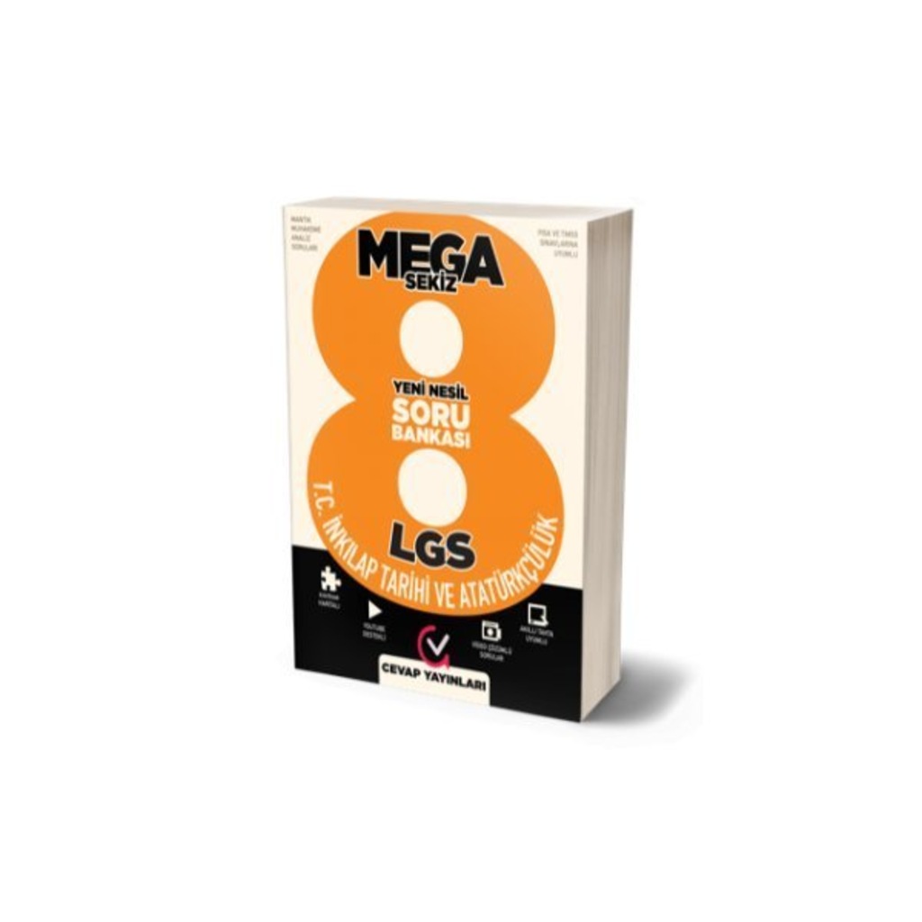Cevap Yayınları 8.Sınıf MEGA 8 T.C. İnkılap Tarihi ve Atatürkçülü