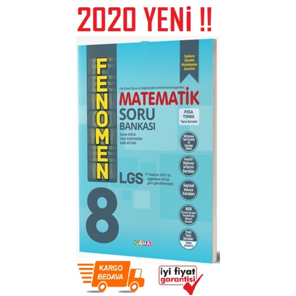 Gama Fenomen 8. Sınıf LGS Son Tekrar Matematik Soru Bankası Fiyatları ...