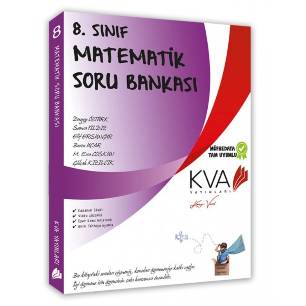 koray varol akademi 8. Sınıf Lgs Matematik Soru Bankası kva yayın