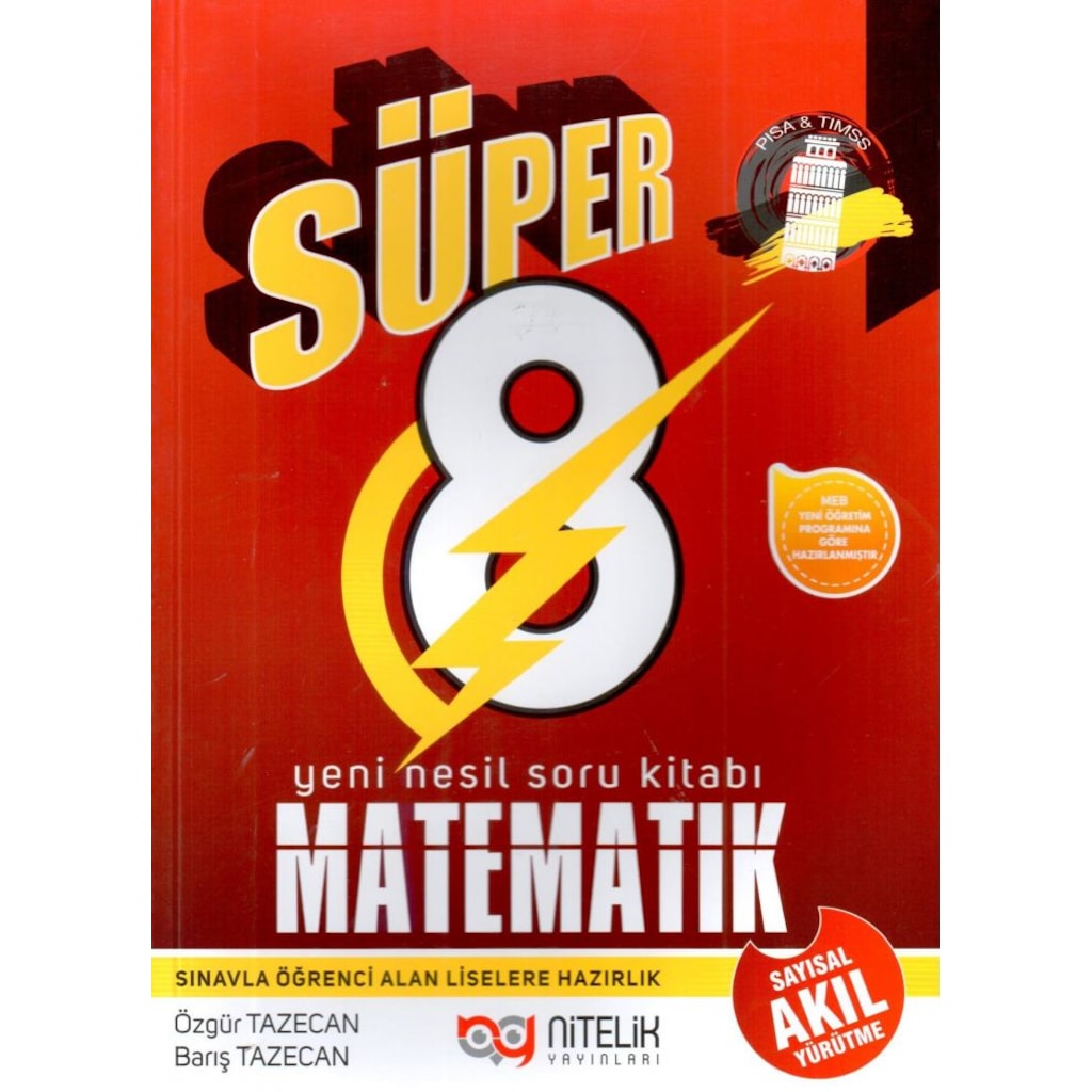 Nitelik Yayınları 8. Sınıf Matematik Süper Soru Kitabı Fiyatları Ve ...