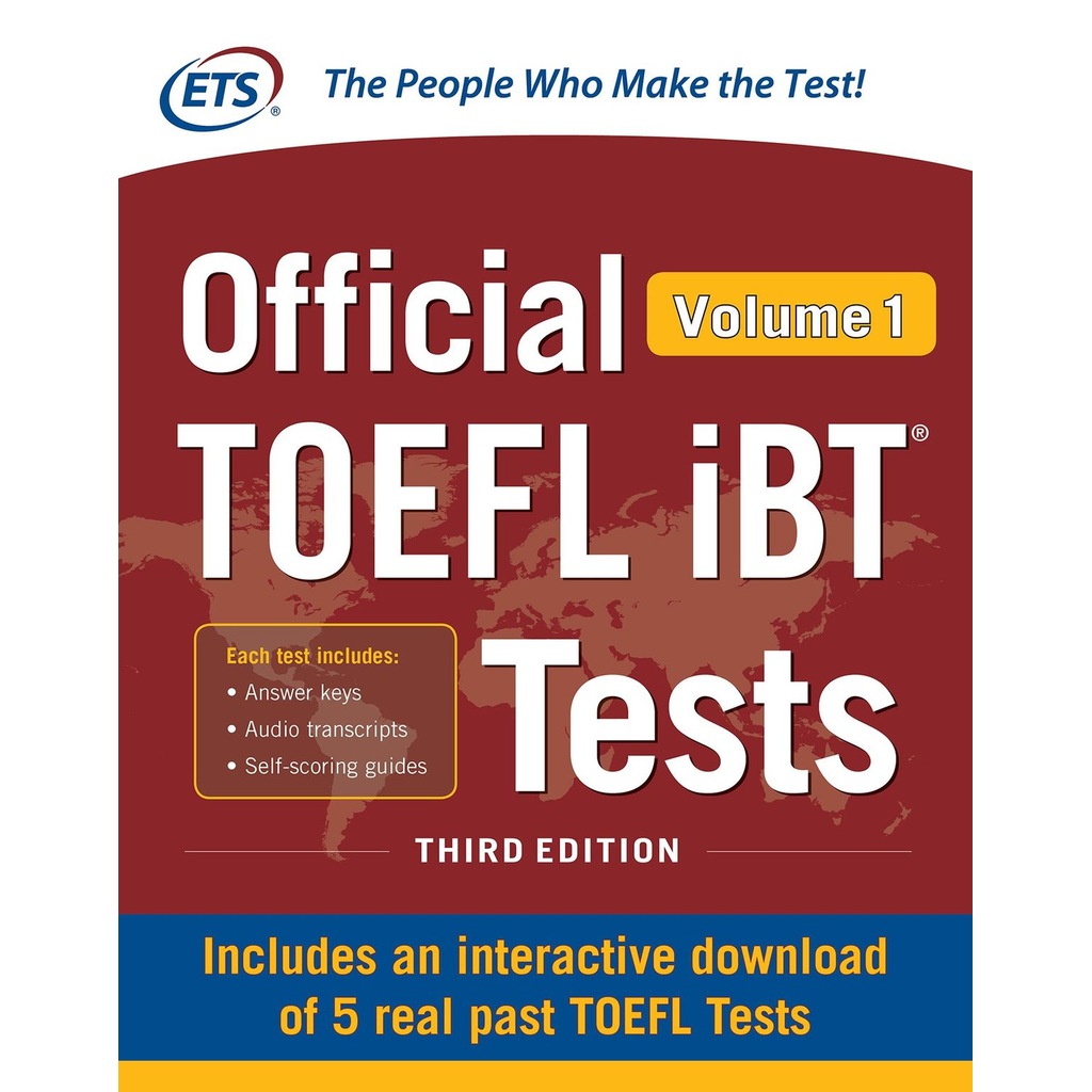 Ets Official Toefl İbt Tests With Audio Volume 1