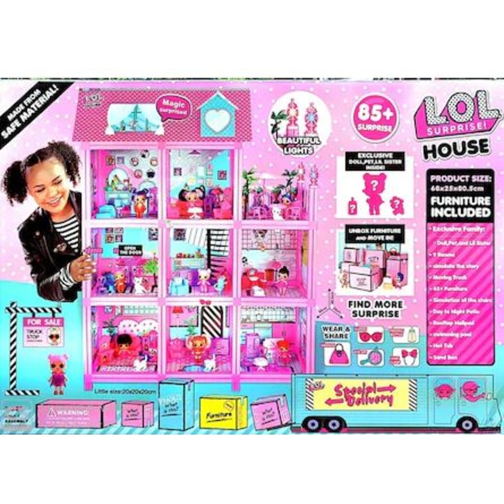 Lol Bebek Evi LOL Dolls House LOL OYUNCAK EV LOL BEBEK OYUN EVİ