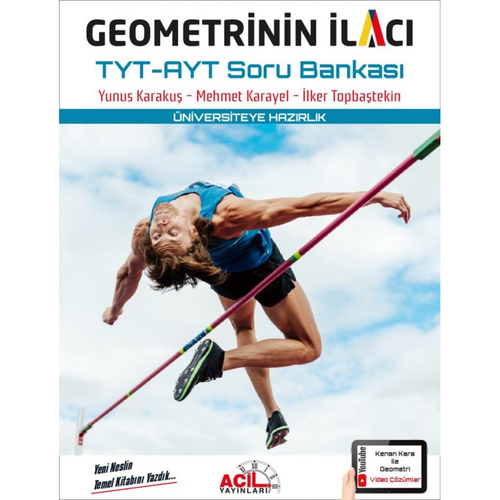 Acil Yayınları TYT AYT Geometrinin İlacı Soru Bankası 2021