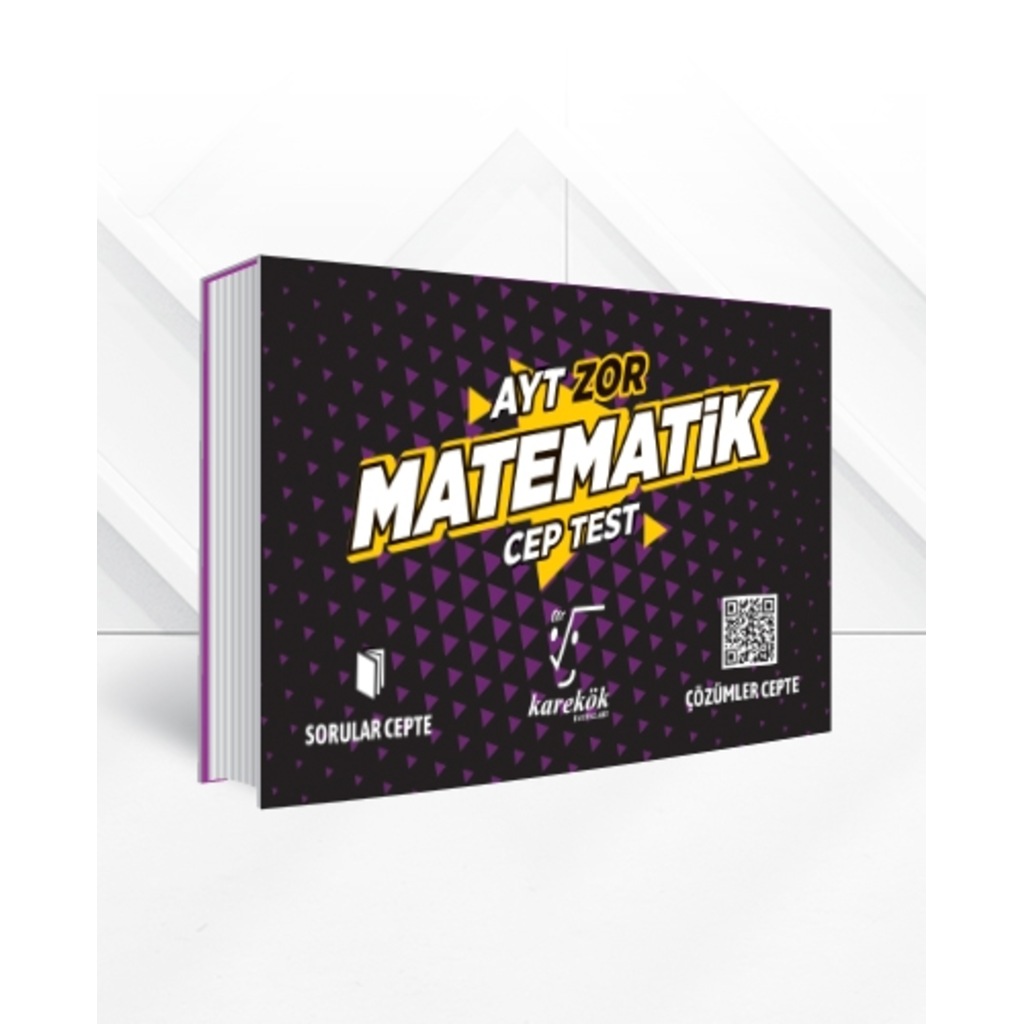 Karekök yayınları AYT Matematik Cep Test (Zor)