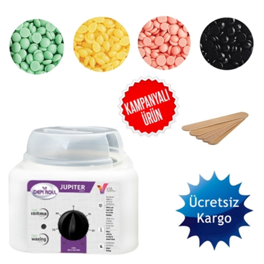 İnci Boncuk Ağda Seti - Ağda Makinesi,Boncuk Ağda, Spatula