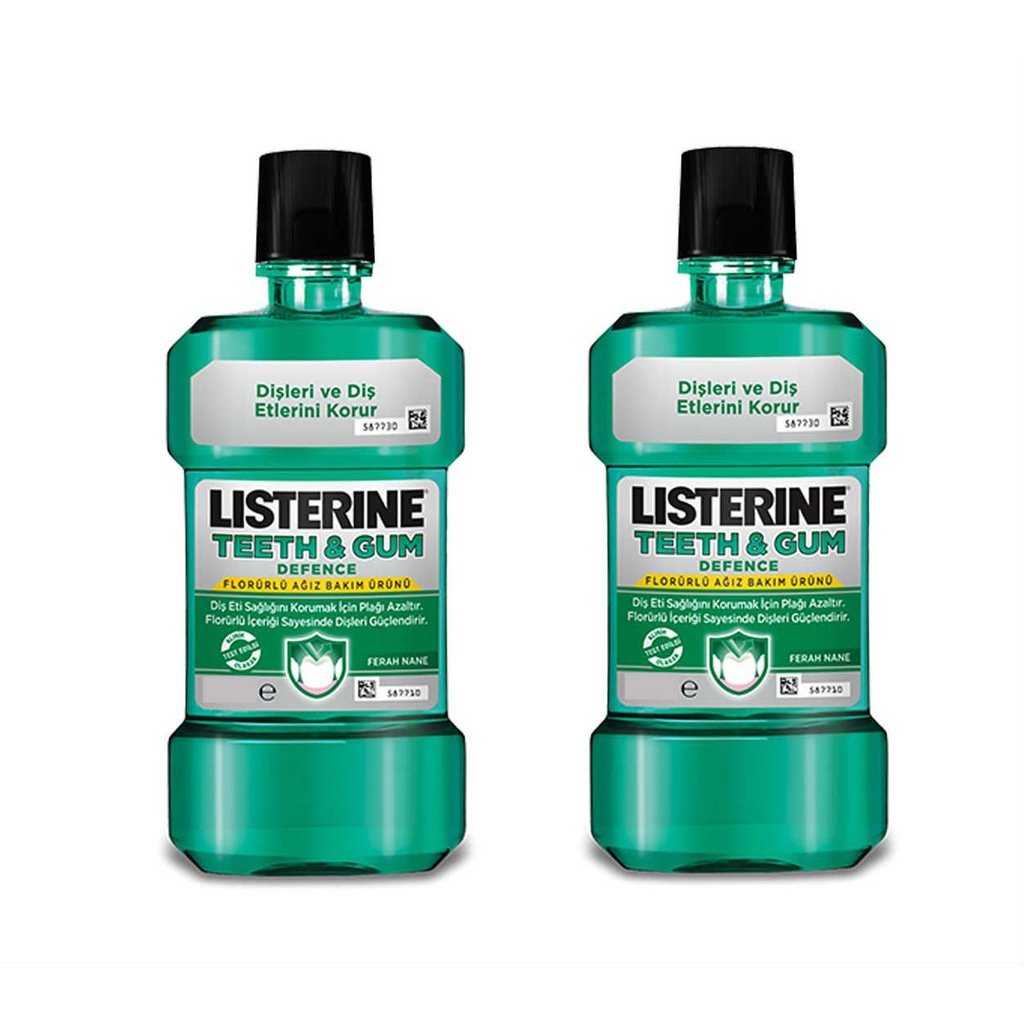 LISTERINE® TEETH AND GUM DEFENCE 500 ML. 2ADET Fiyatları ve Özellikleri