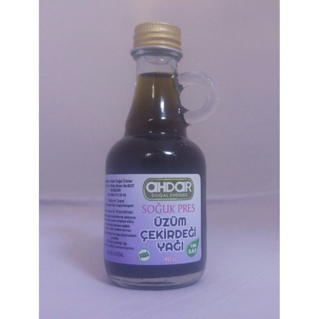 üzüm çekirdeği yağı 40 cc