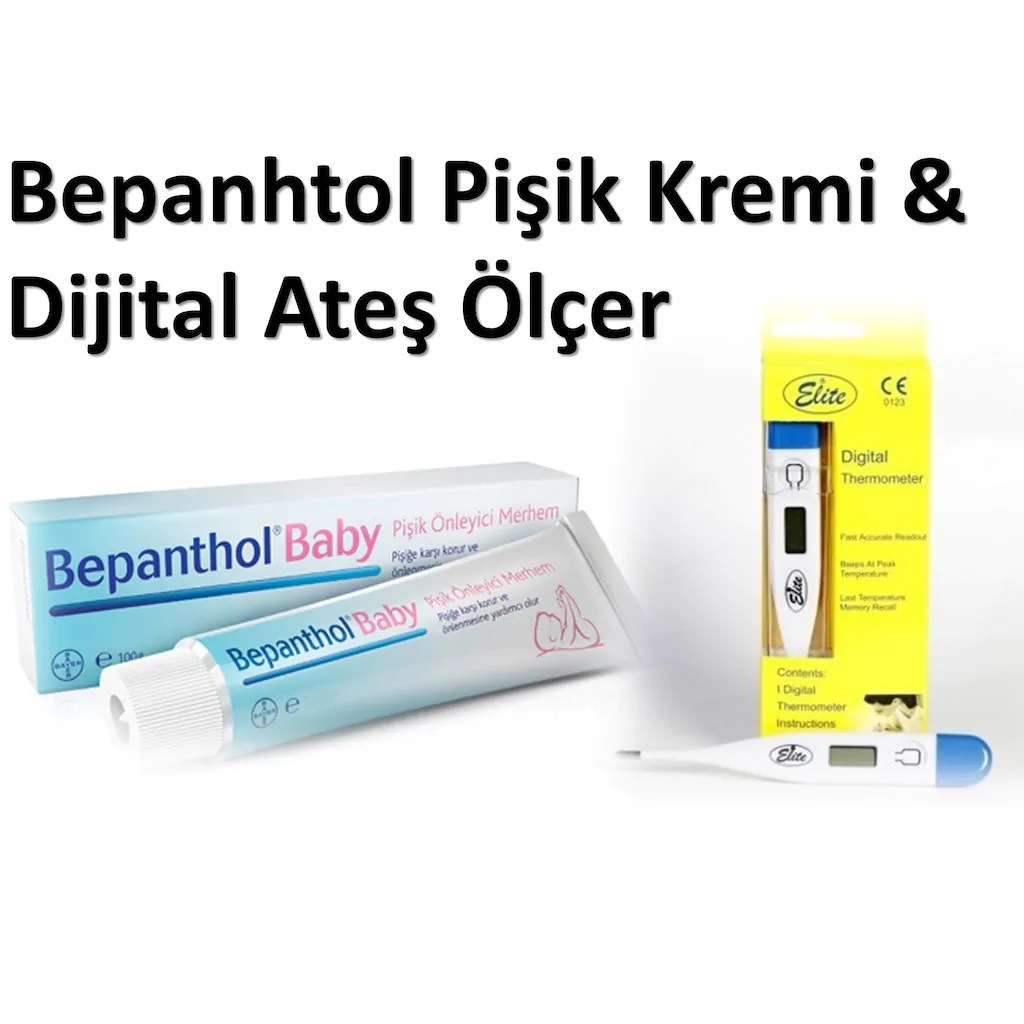 Bepanthol Bebek Pişik Kremi 30 gr. +Dijital Ateş Ölçme Cihazı Fiyatları