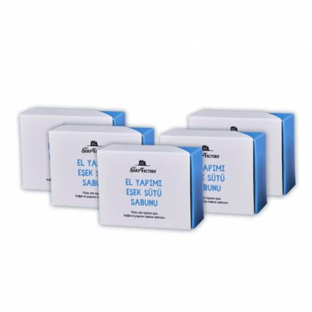The Soap Factory El Yapımı Eşek Sütü Sabunu 5 x 110 gr (5 adet)
