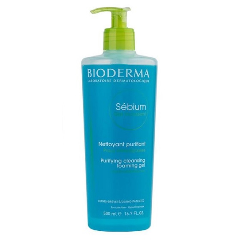 Bioderma Sebium Foaming Gel 500 ml - SKT : 07 / 2021 PUANLI !!!!
