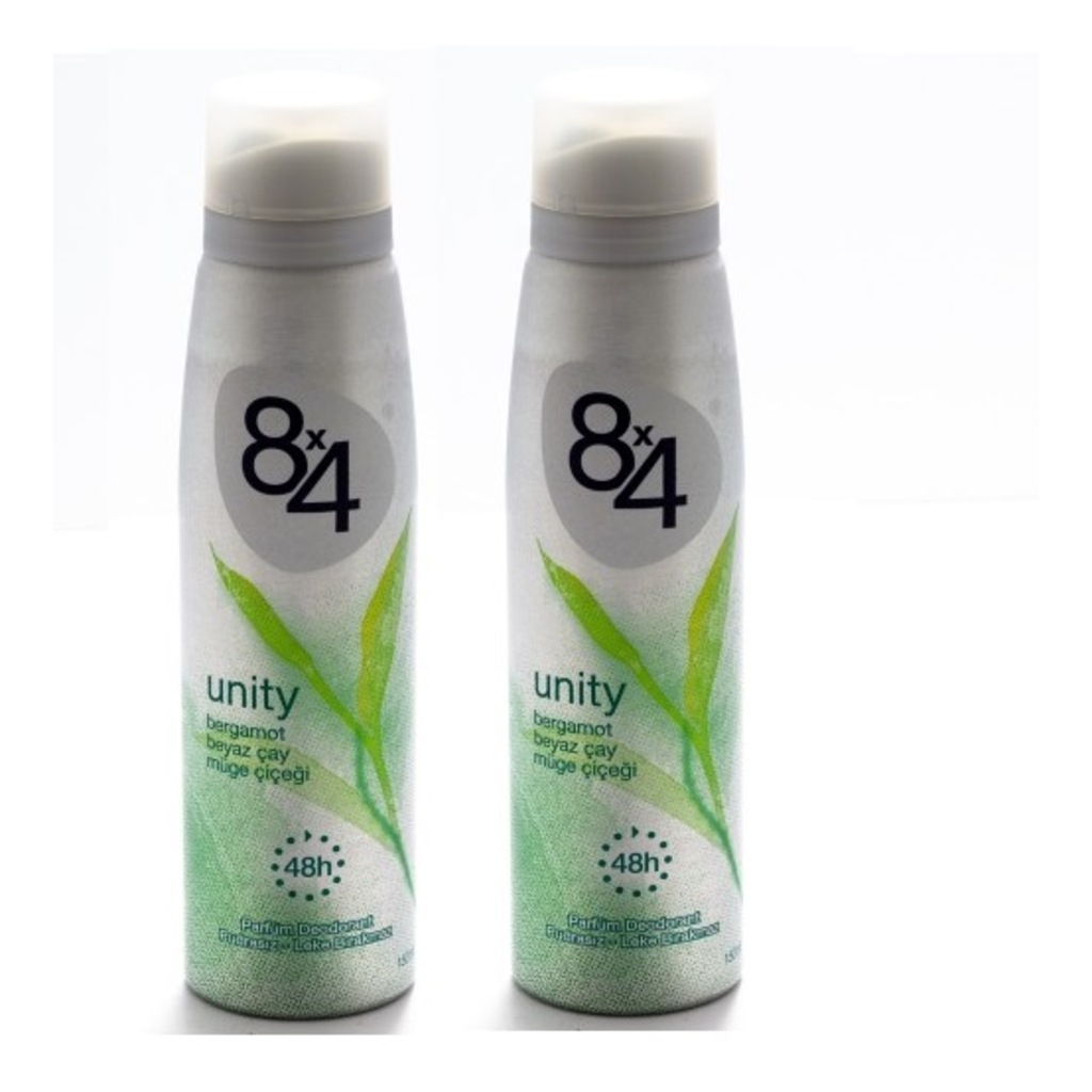 8x4 Sprey Deodorant Unity 150ml Unisex 2 Adet