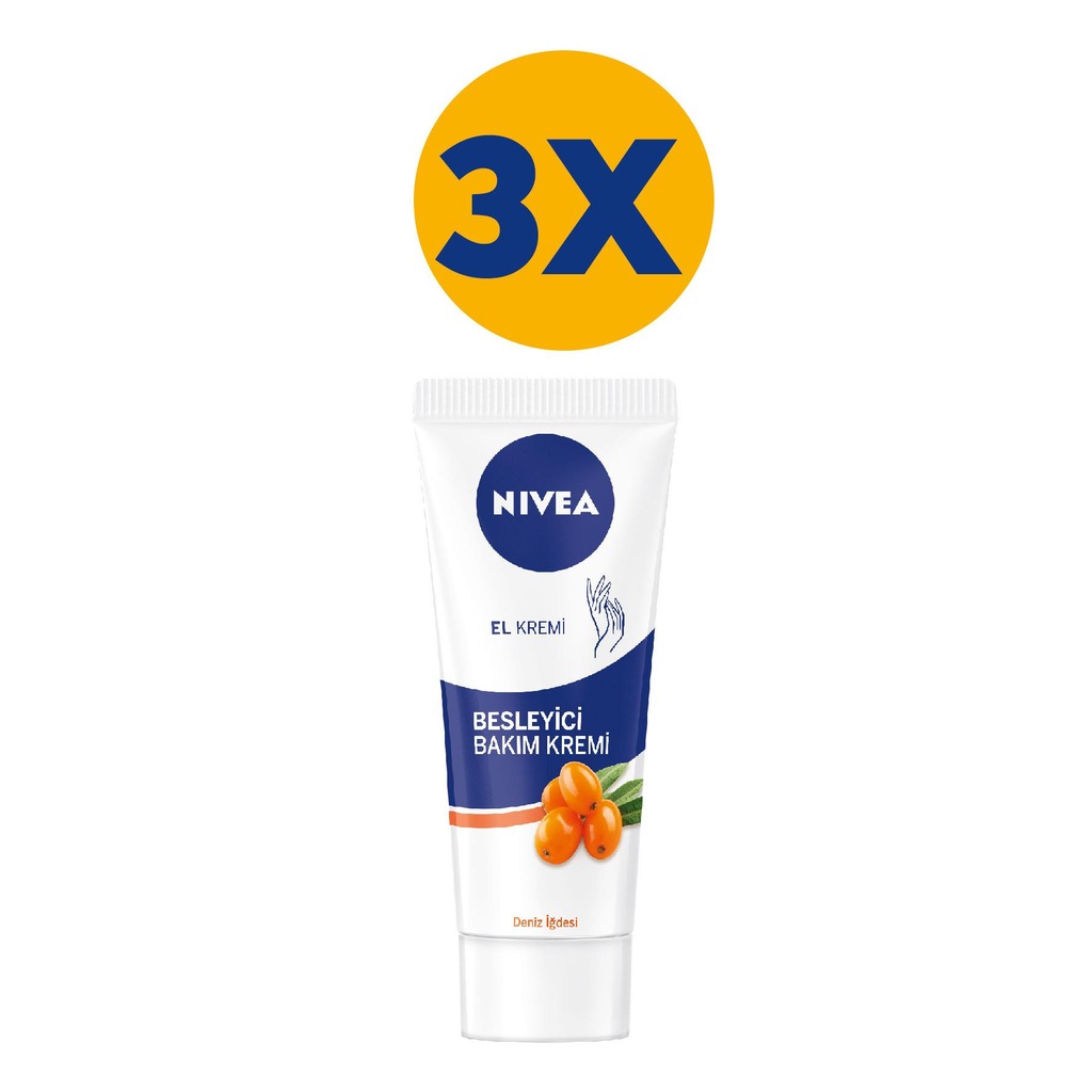 NIVEA BESLEYİCİ BAKIM EL KREMİ 75ML - DENİZ İĞDESİ VE E VİTAMİNİ