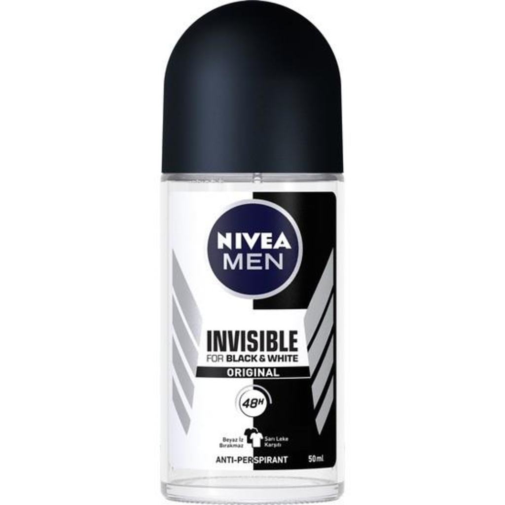 Nivea İnvisible Black&Whıte orginal Roll-On Deodorant 50Ml Erkek