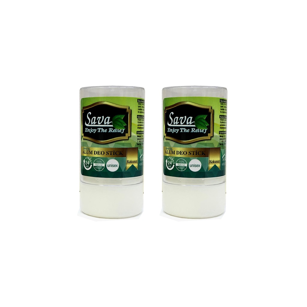 Sava Doğal Tuz İçeren Roll-on 120 GR Deodorant - 2 Adet
