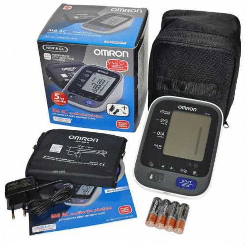 OMRON M6 AC HEM-7322-E KOLDAN ÖLÇER TANSİYON ALETİ+ADAPTÖR