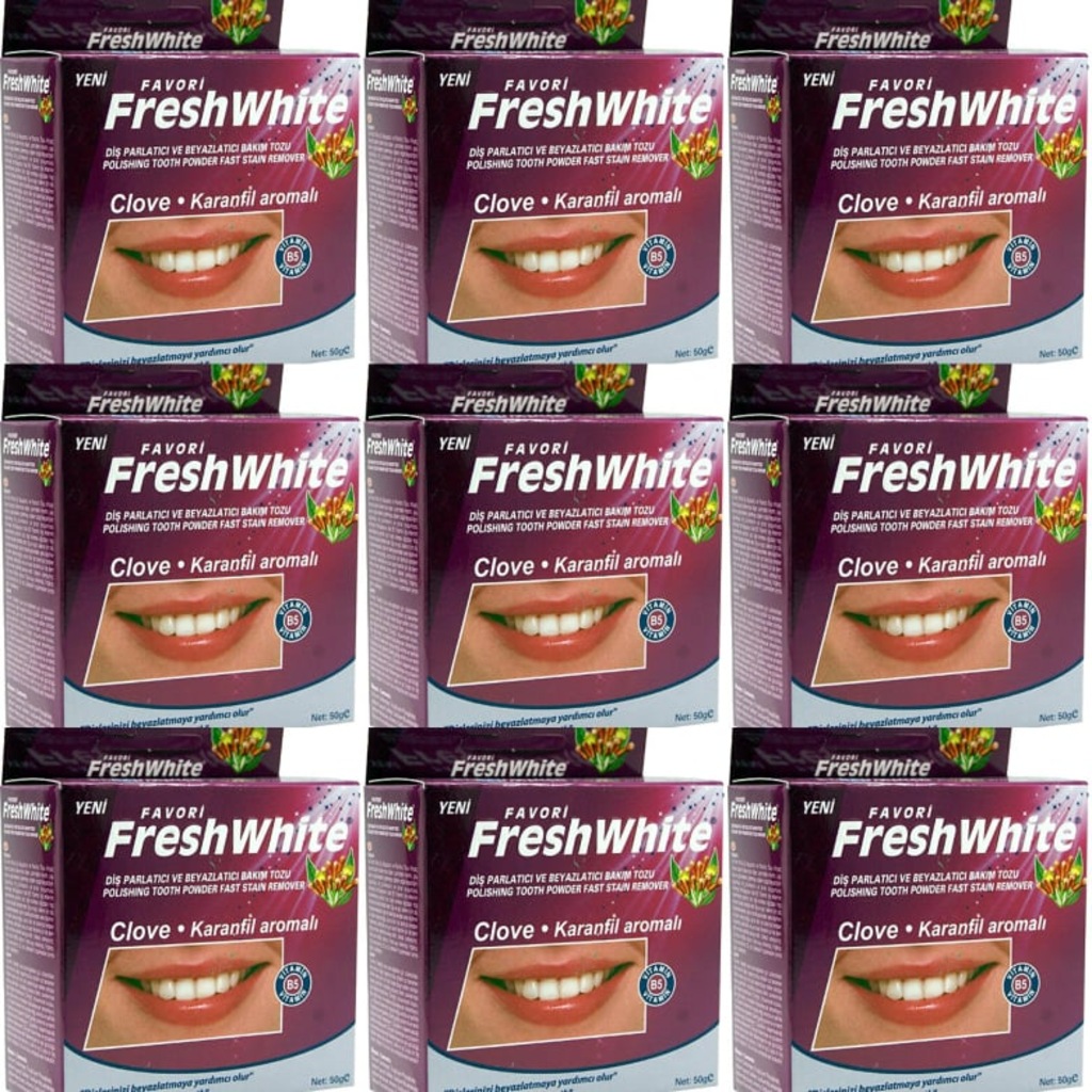 Fresh White Diş Beyazlatıcı Parlatıcı Bakım Tozu Karanfilli Clove