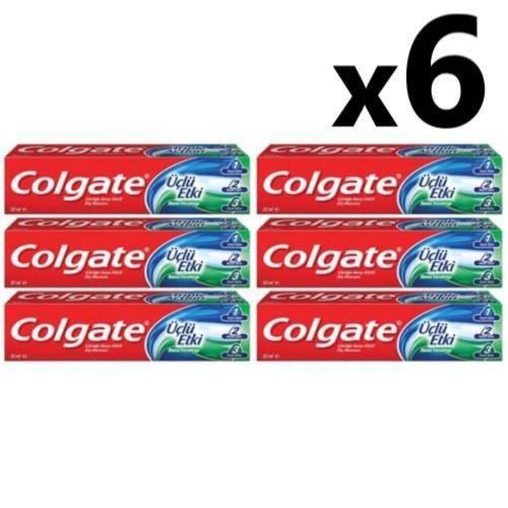 Colgate Uclu Etki 50 Ml 6 Adet Dis Macunu Fiyatlari Ozellikleri Ve Yorumlari En Ucuzu Akakce