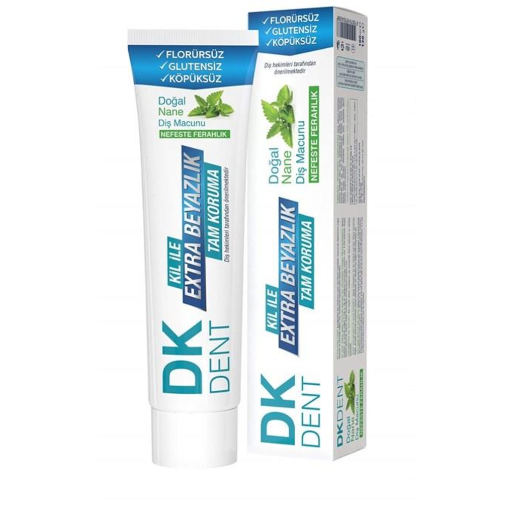 DK Dent Florürsüz Diş Macunu 100ml Nane