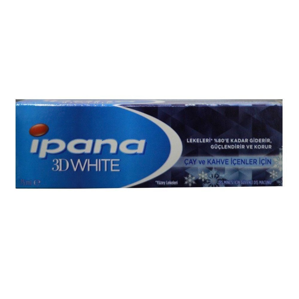 İPANA DİŞ MACUNU 3D WHITE ÇAY VE KAHVE İÇENLER İÇİN 75 ML