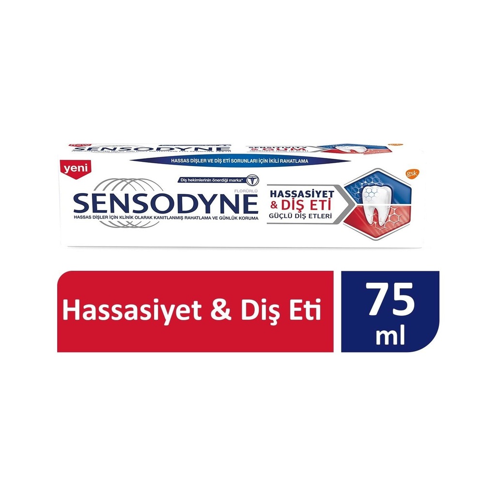 Sensodyne Hassasiyet &amp; Diş Eti Güçlü Diş Eti 75 Ml