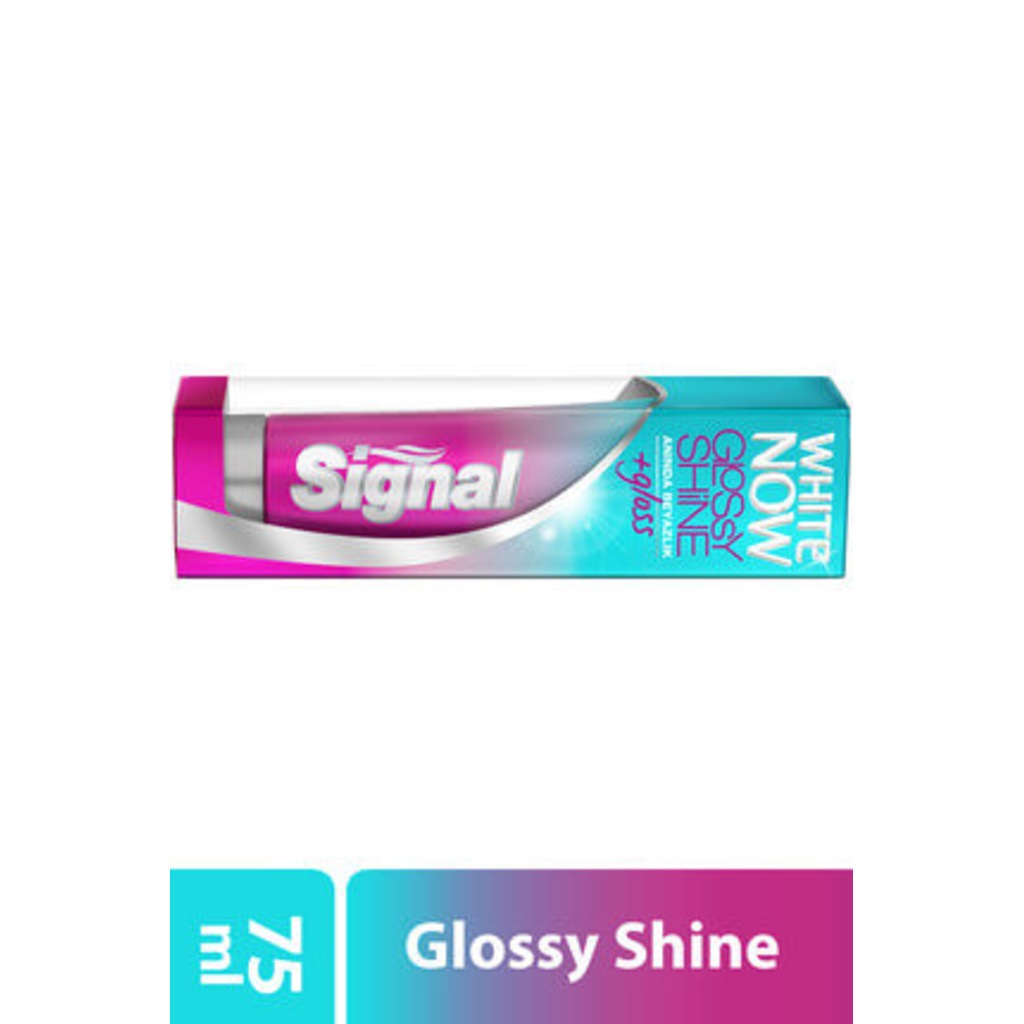 SİGNAL WHİTE NOW GLOSSY SHİNE ANINDA BEYAZLIK 75 ML