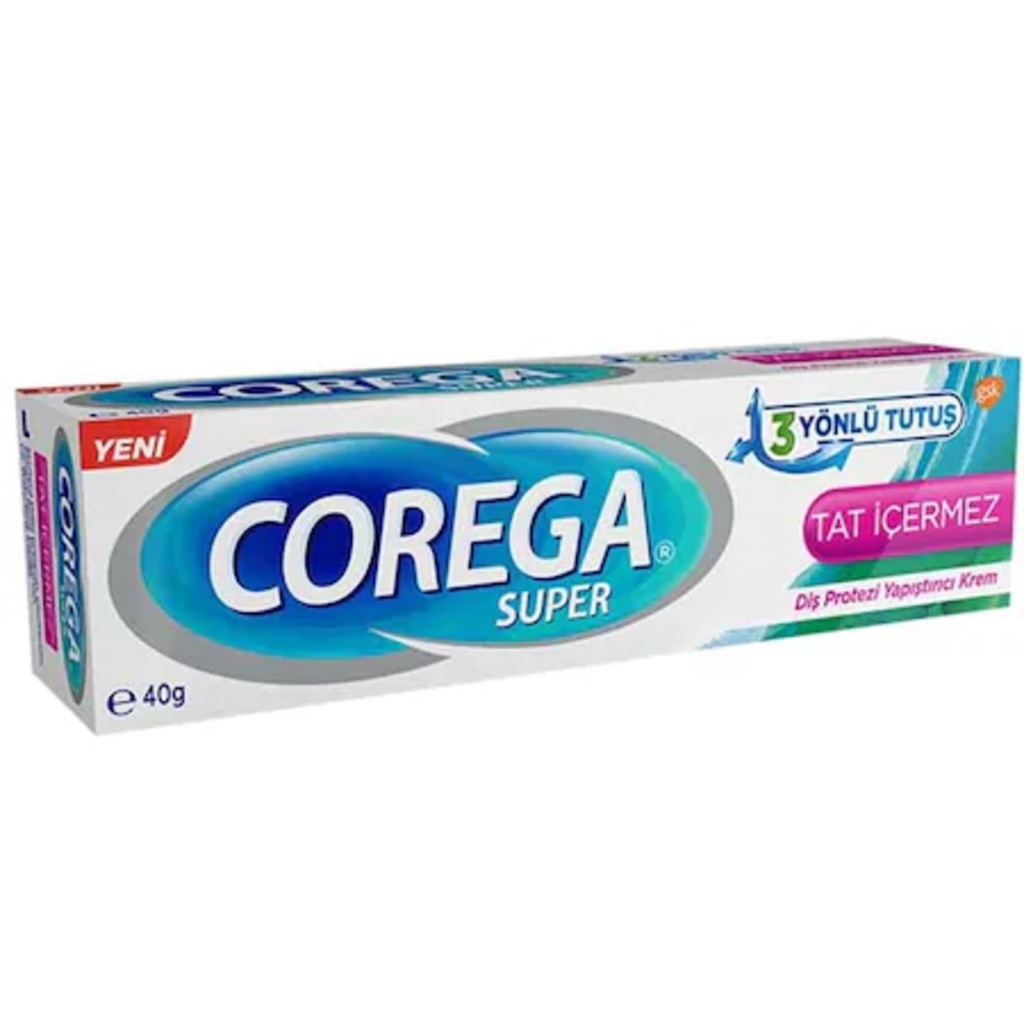 Corega Tat İçermez Diş Protez Yapıştırıcı Krem 40 gr SKT:12/2021
