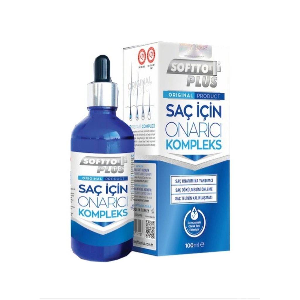Softto Plus Mavi Su Saç Onarıcı Kompleks Hair Complex 100 ml