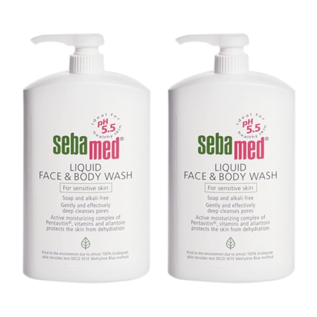 Sebamed Likid Yüz ve Vücut Temizleme Jeli 1000 ml x 2 Adet