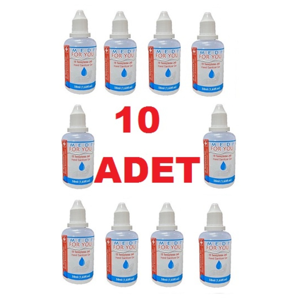 Medi For You El Temizleme Jeli 10 ADET X 50 ML