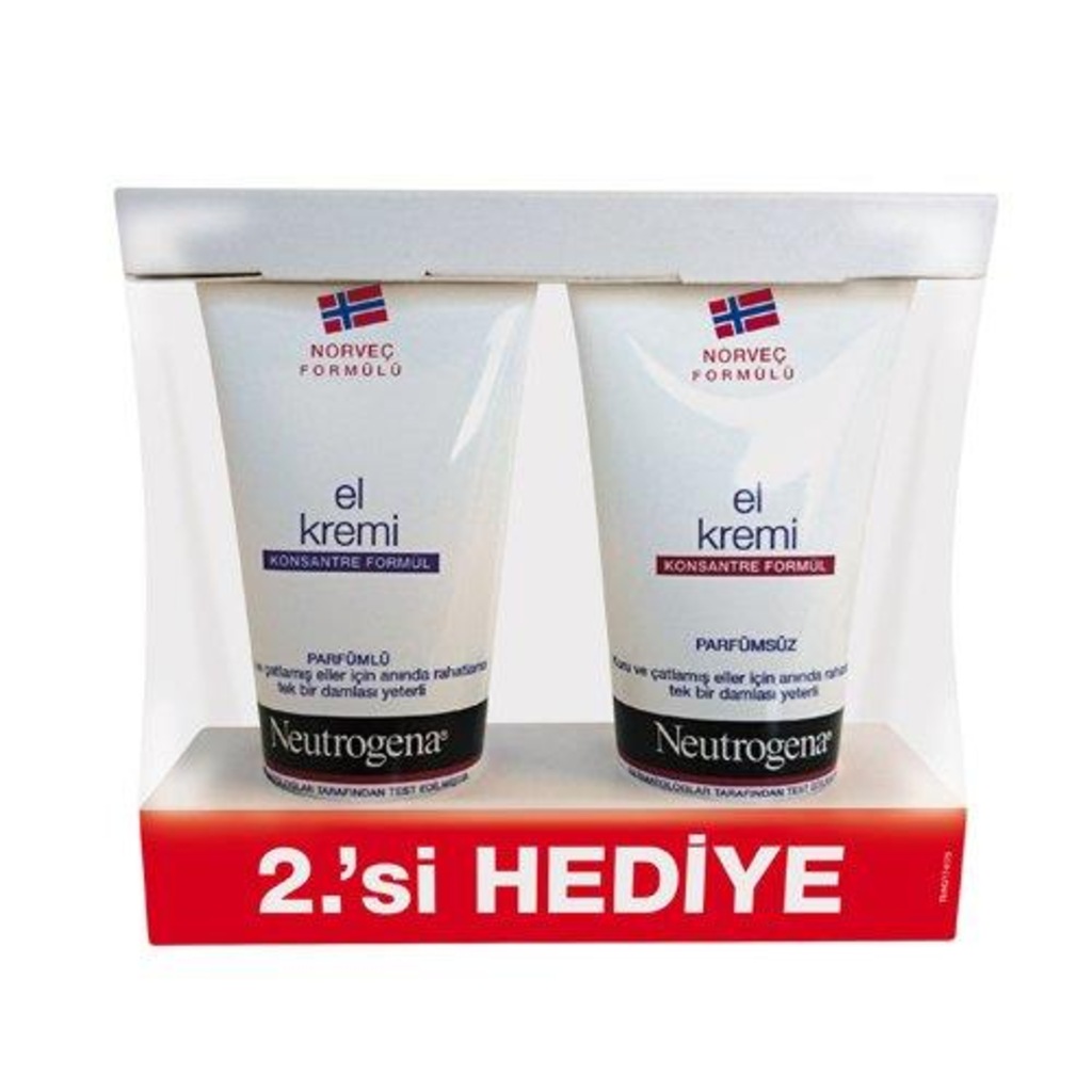 Neutrogena El Kremi 75ml Parfümlü + 75ml Parfümsüz