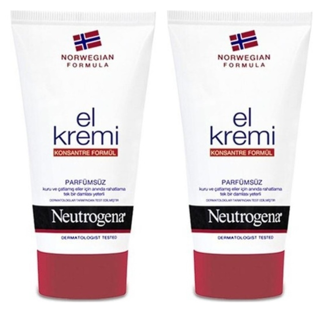 Neutrogena El Kremi Parfümsüz 75 ml 2 adet Skt 2021