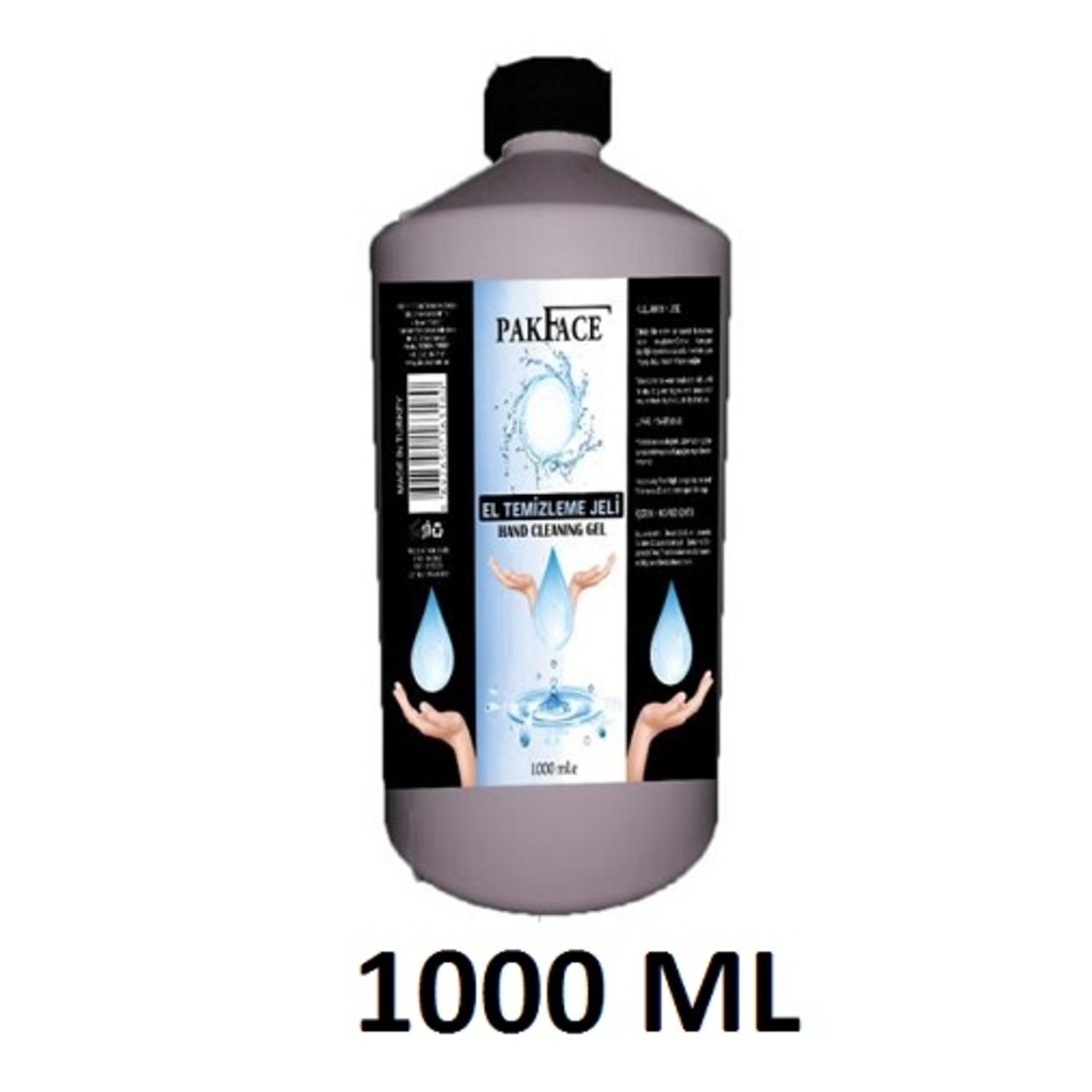 PakFace El Temizleme Jeli El Dezenfektan 1000 ML Büyük Boy
