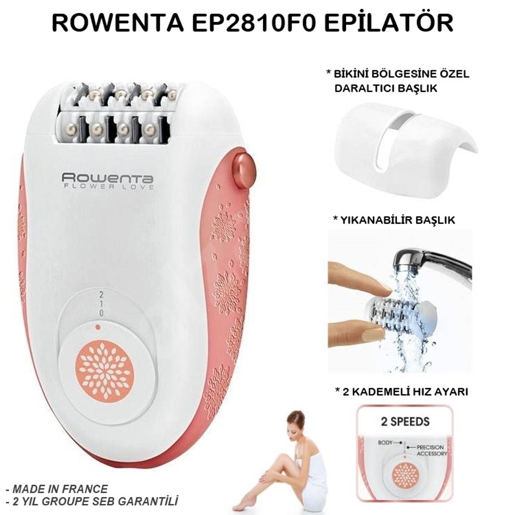 Rowenta Ep2810f0 Epilasyon Aleti Daraltıcı Başlıklı Bugün Kargo