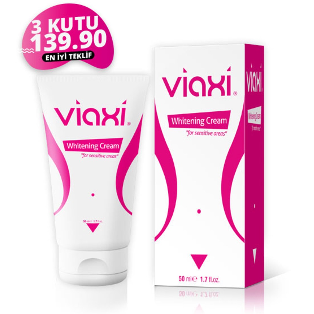 Viaxi Whitening Beyazlatıcı Krem 50 ml 3 Kutu