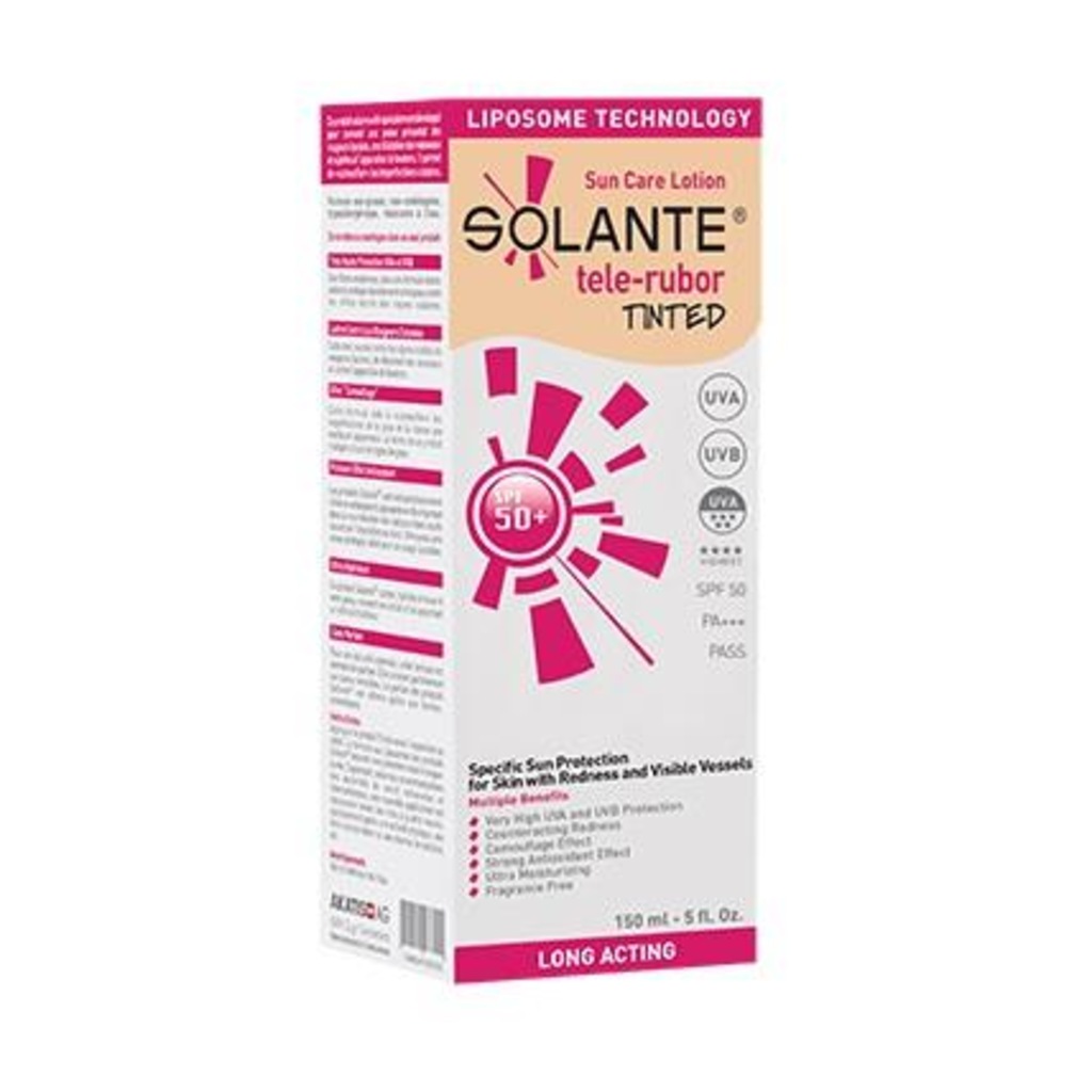 Solante Tele-Rubor Tinted Güneş Koruyucu Losyon Spf50 150ml