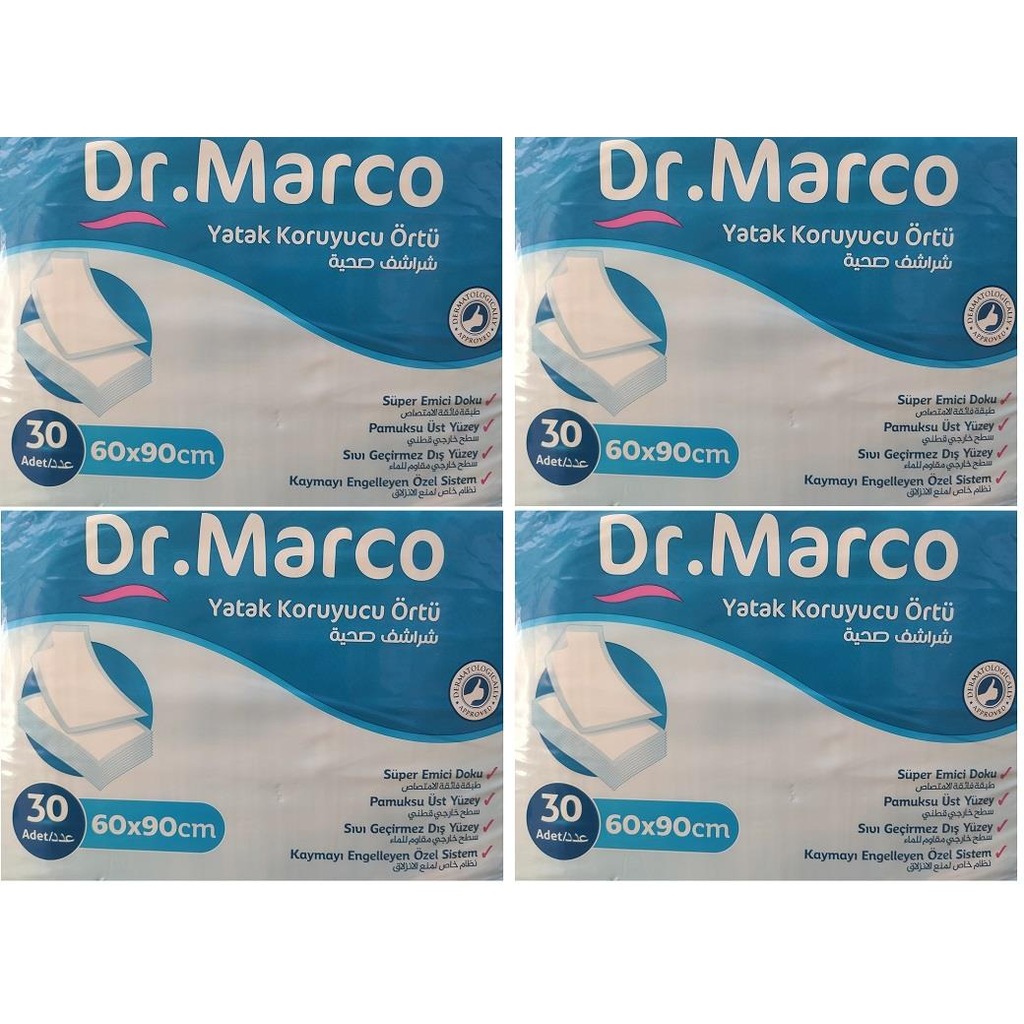 Dr.Marco Yatak Koruyucu Örtü 60x90cm 120 Adet Fiyatları ve Dr.Marco Yatak Koruyucu Örtü 60x90cm 120 Adet Fiyatları ve