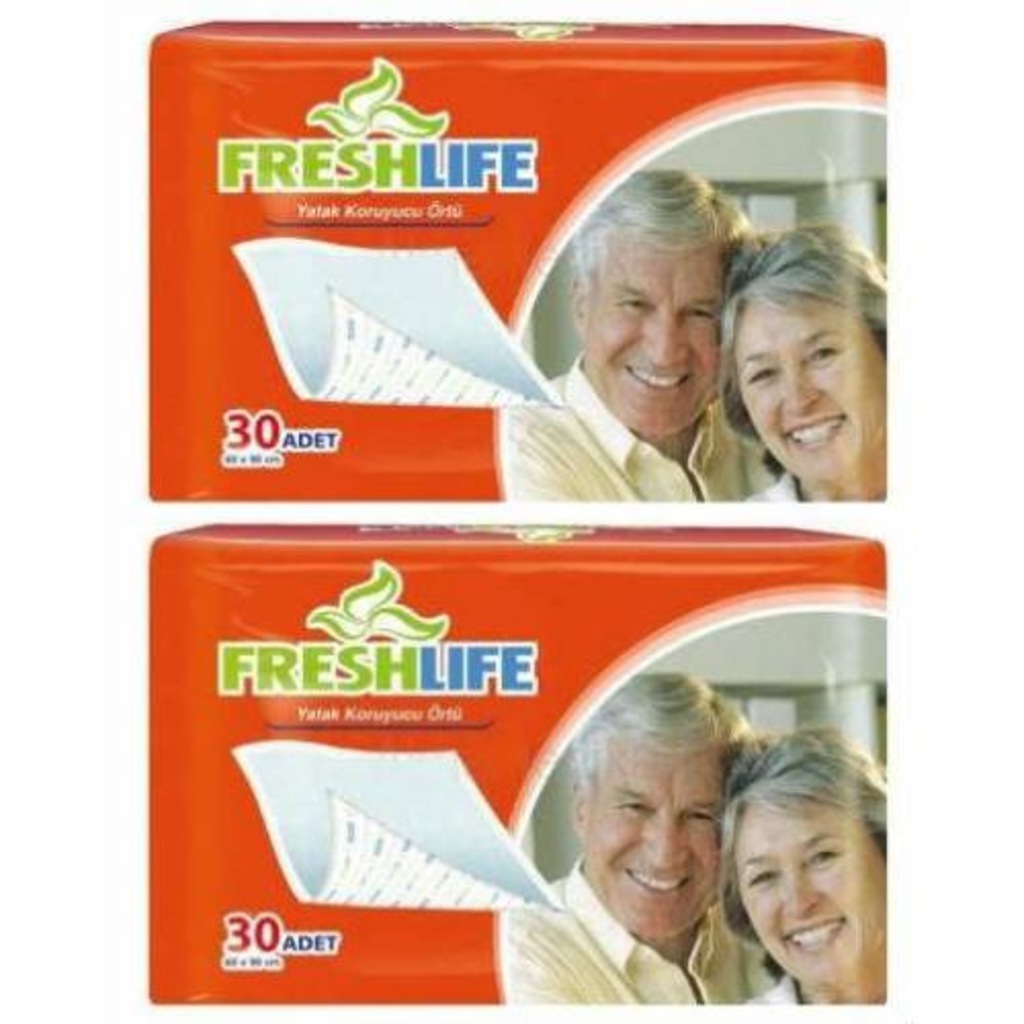 Freshlife Yatak Koruyucu 60 x 90 cm 2 Paket ( 60 Adet ) Fiyatları ve