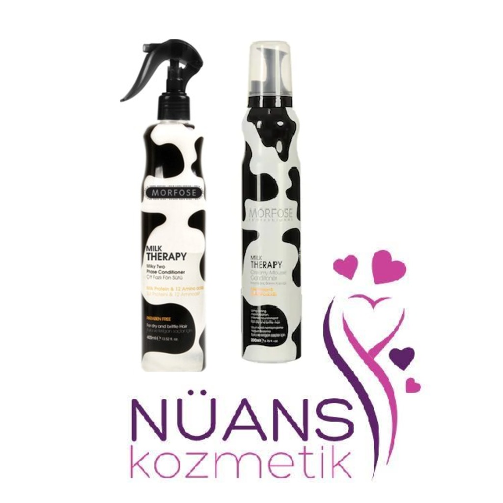 Morfose Milk Therapy Saç Köpüğü + Morfose Milk Therapy Fön Sütü