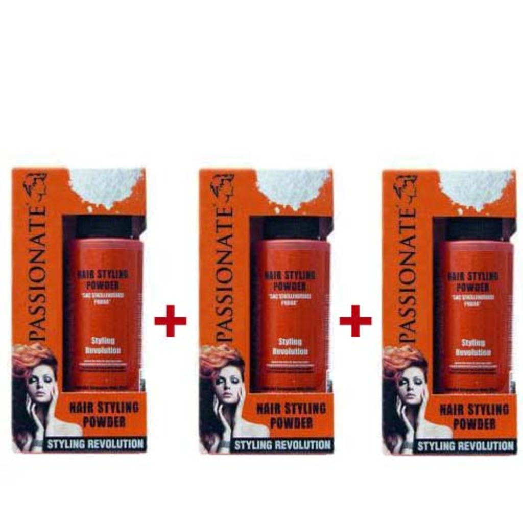 Passionate Şekillendirici Saç Pudrası 20gr Turuncu 3'lü